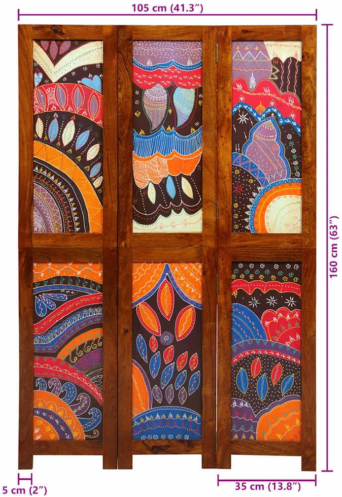 Kambario pertvara Medus ruda 105 x 1,5 x 160 cm