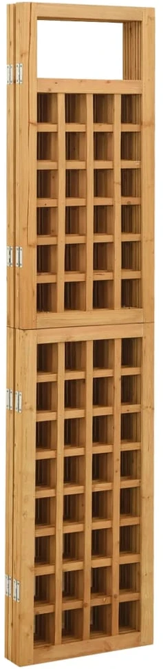Kambario pertvara/treliažas, 4 dalių, 161x180cm, eglės masyvas