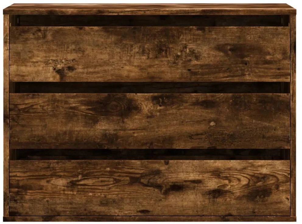 Kampinė komoda su stalčiais, ąžuolo, 80x41x58cm, mediena