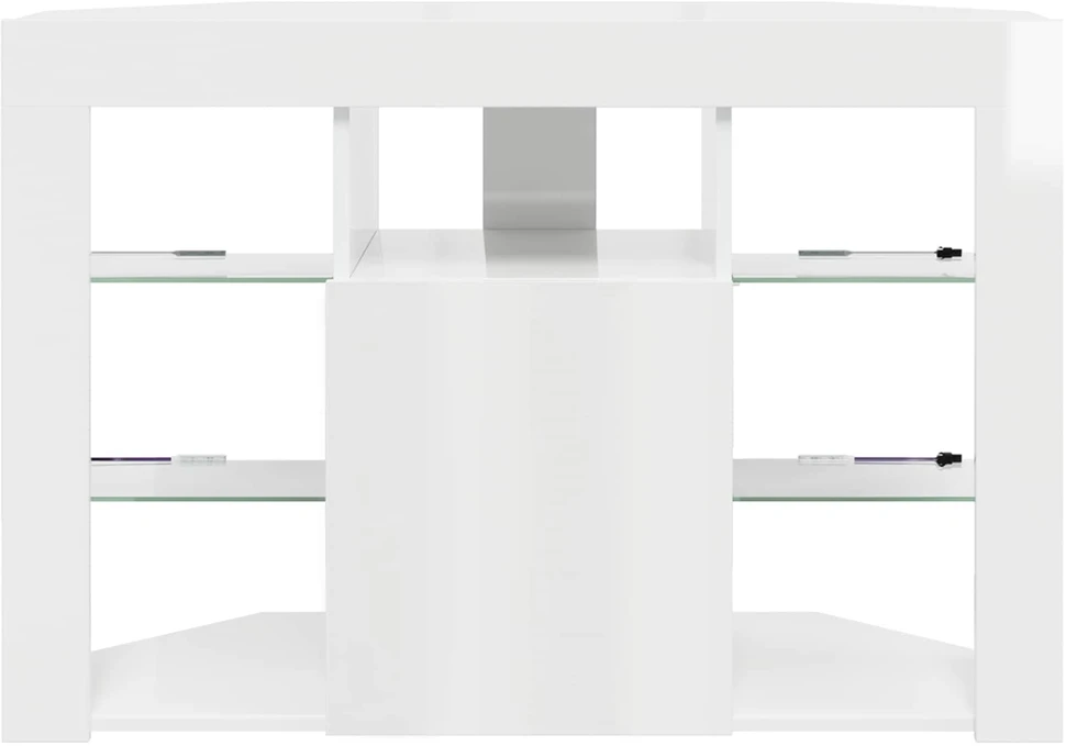 TV staliukas Kampinė LED televizoriaus spinta 100x40x68cm Apdirbta mediena