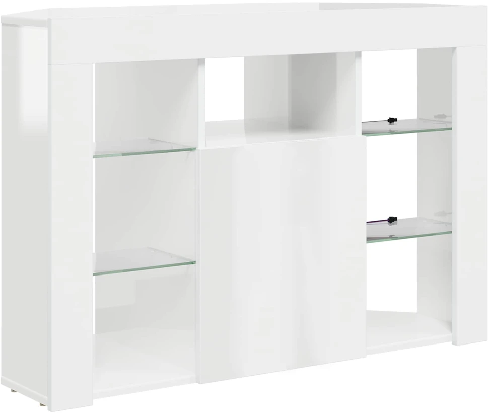 TV staliukas Kampinė LED televizoriaus spinta 100x40x68cm Apdirbta mediena