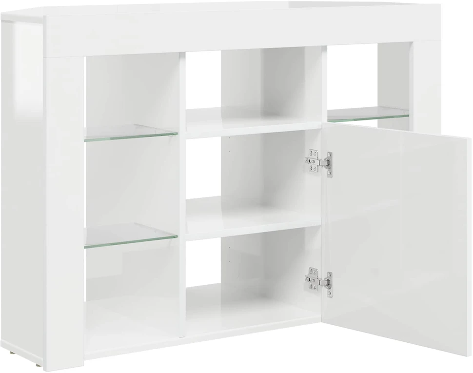 TV staliukas Kampinė LED televizoriaus spinta 100x40x68cm Apdirbta mediena