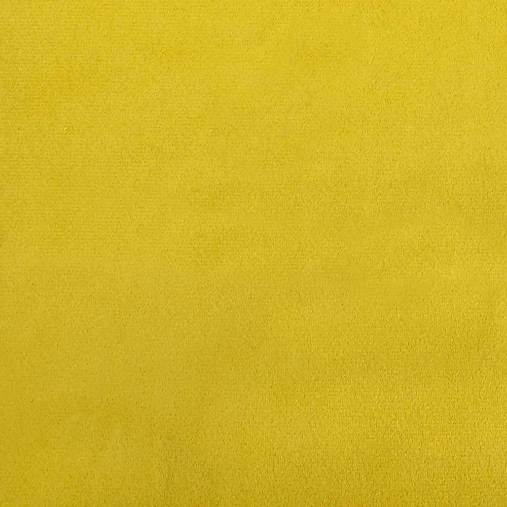 Lova Kampinė lovos konstrukcija Geltona 100 cm x 200 cm Aksomas