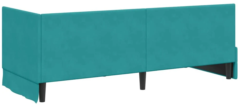 Lova Kampinė lovos konstrukcija Turkio 80 cm x 200 cm Aksomas