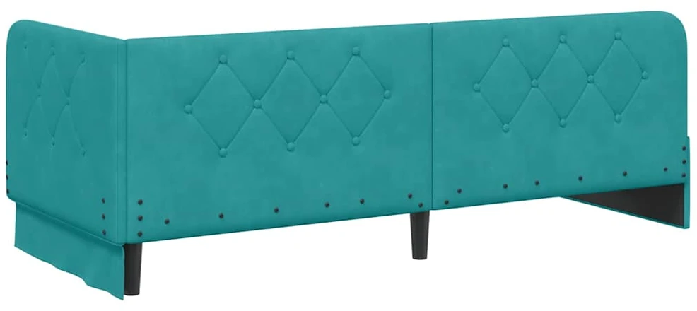 Lova Kampinė lovos konstrukcija Turkio 80 x 200 cm Aksomas