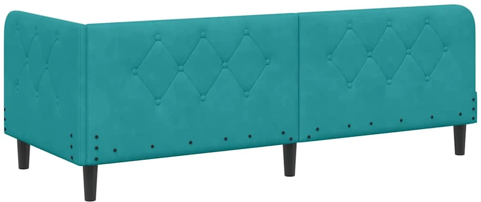 Lova Kampinė lovos konstrukcija Turkio 80 x 200 cm Aksomas