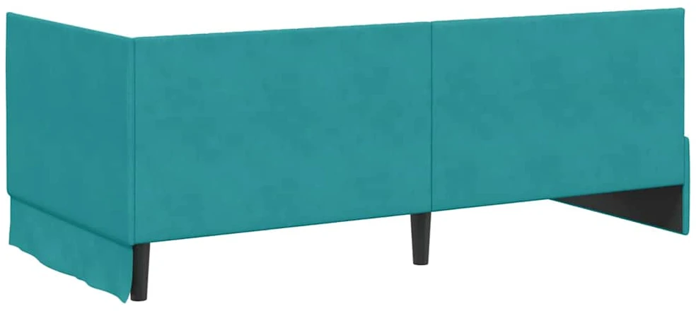 Lova Kampinė lovos konstrukcija Turkio 90 cm x 200 cm Aksomas