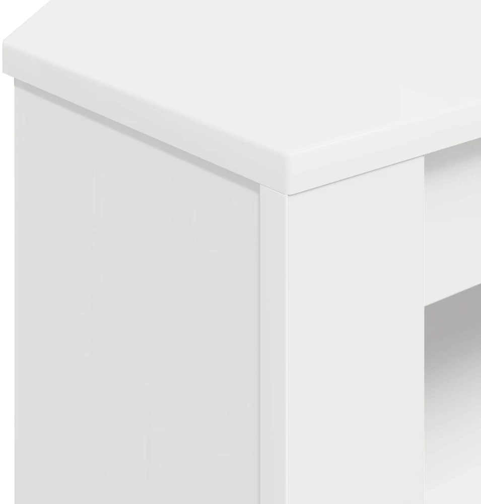 TV staliukas KampinėTVspintelė 102 x 41 x 50 cm Balta Apdirbta mediena
