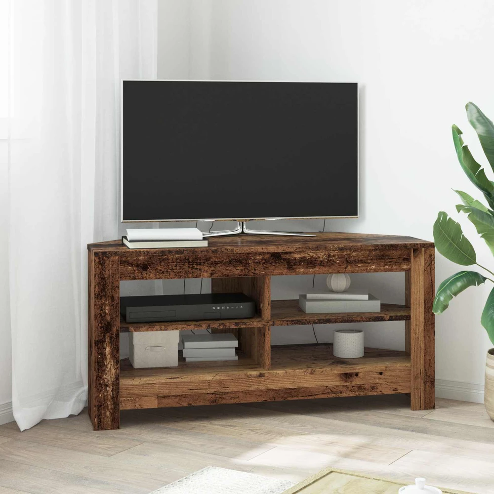 TV staliukas KampinėTVspintelė 102 x 40,5 x 45 cm Senovinis medis