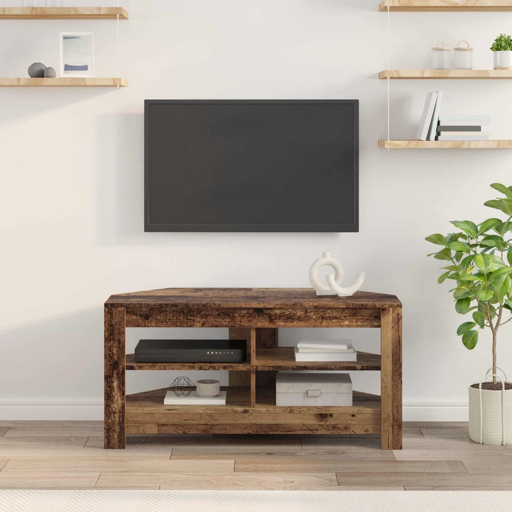 TV staliukas KampinėTVspintelė 102 x 40,5 x 45 cm Senovinis medis