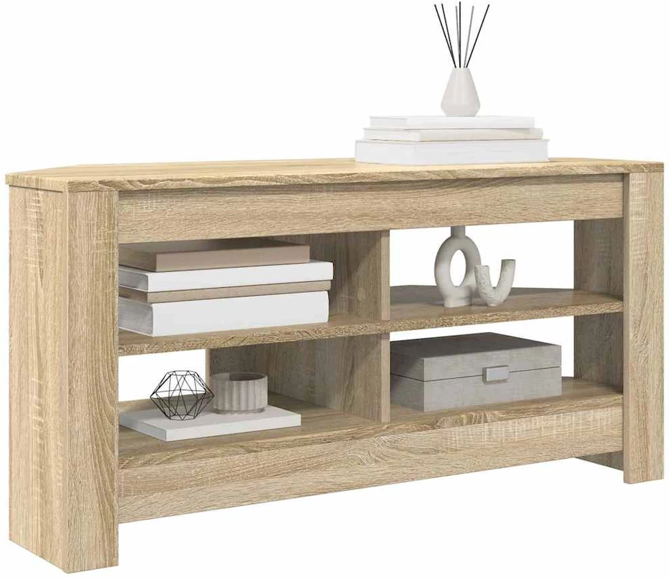 TV staliukas KampinėTVspintelė 102 x 40,5 x 45 cm Sonoma ąžuolas