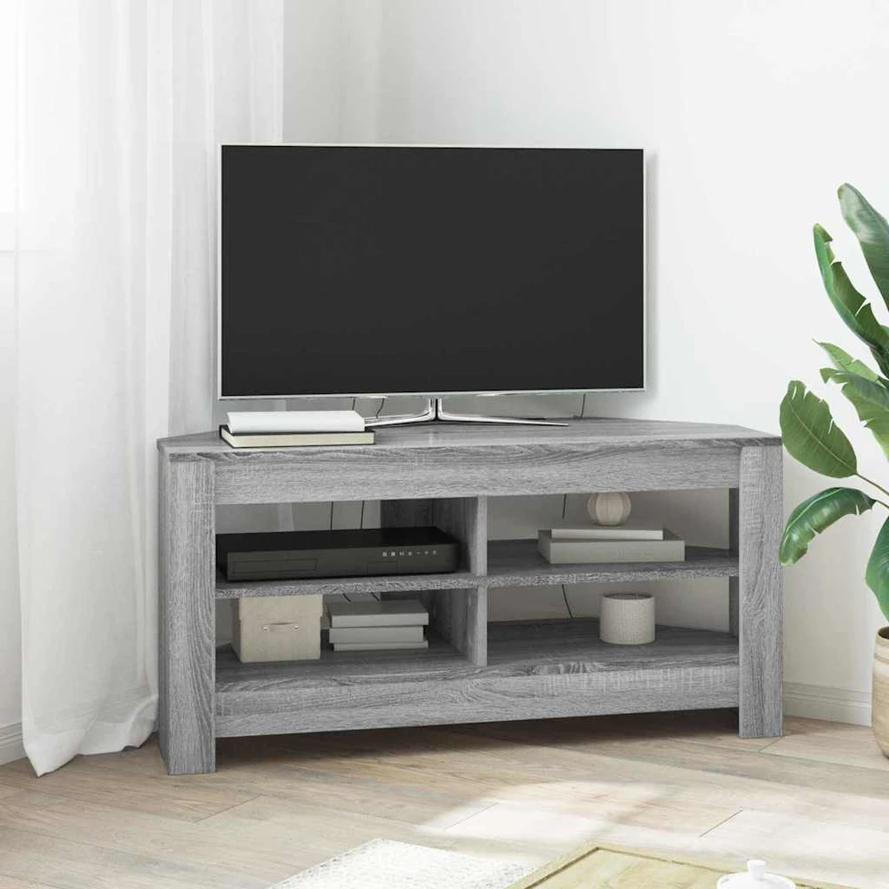TV staliukas KampinėTVspintelė 102 x 41 x 50 cm Pilka Sonoma