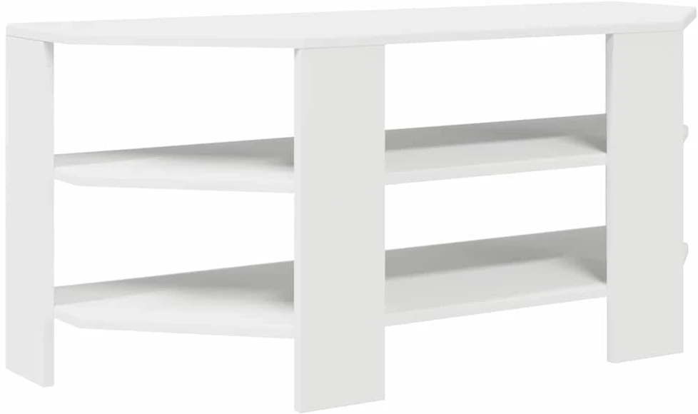 TV staliukas KampinėTVspintelė 100 x 40,5 x 45 cm Balta Apdirbta mediena