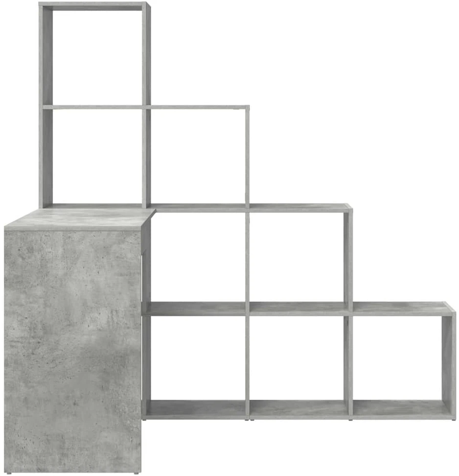 Kampinis rašomasis stalas Betono pilka 101,5 x 149,5 x 149,5 cm