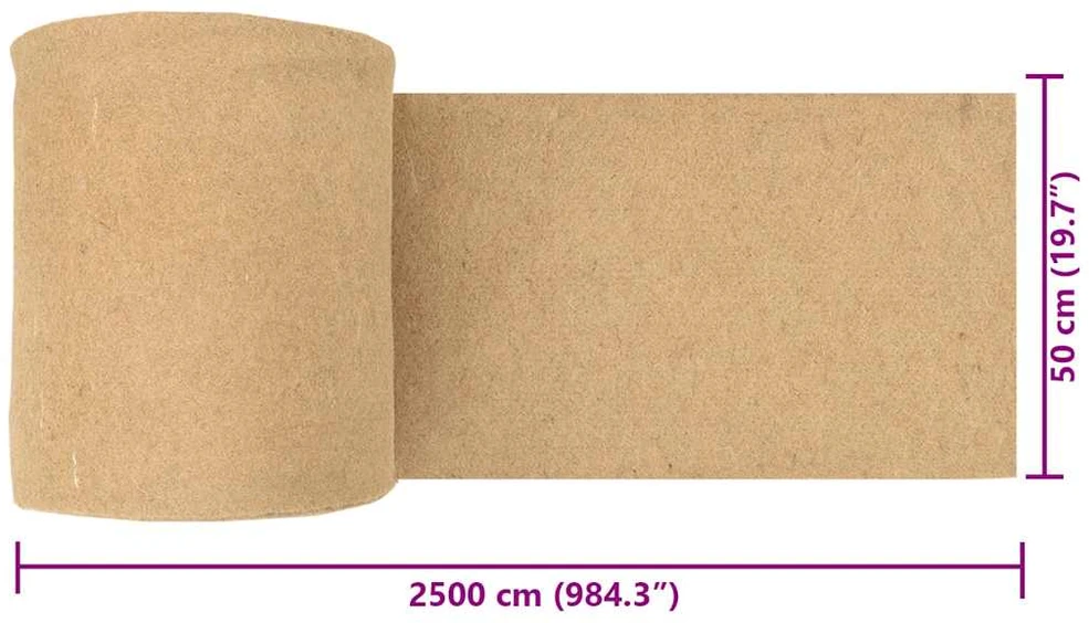 Džiuto kilimėlis graužikams 0,5x25 m 5 mm