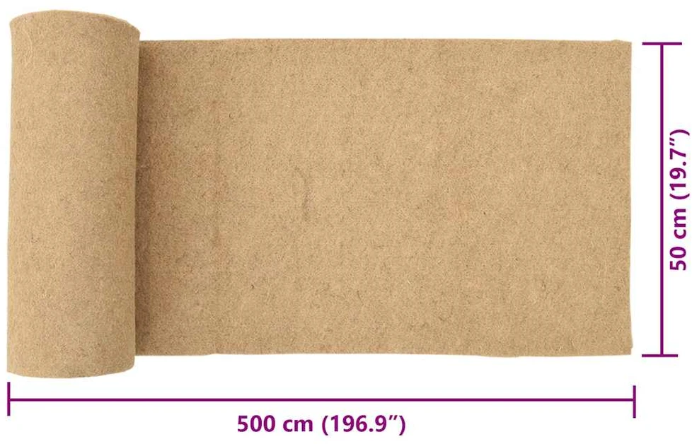 Džiuto kilimėlis graužikams 0,5x5 m 5 mm