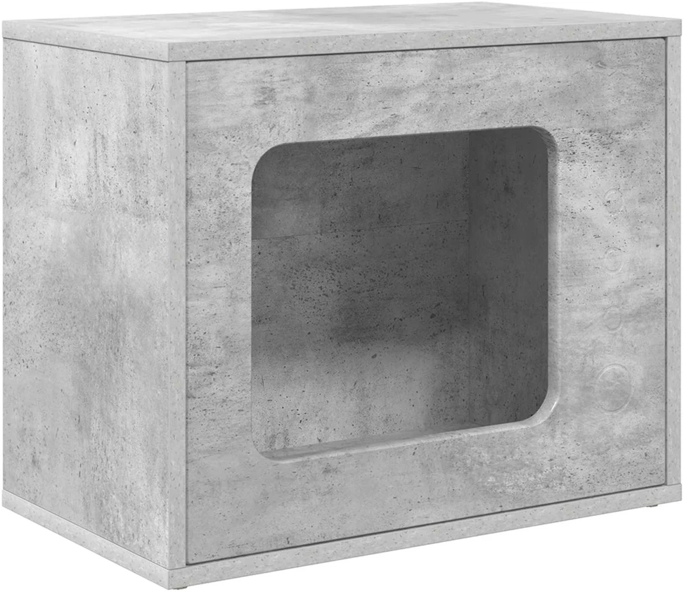Katės namelis Betoninė 51 x 30 x 42,5 cm Apdirbta mediena