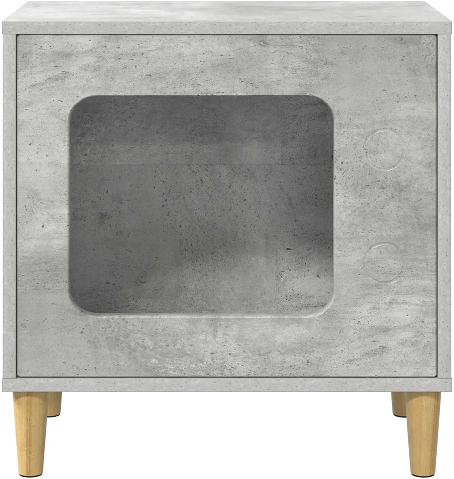 Katės namelis Betoninė 51 x 30 x 52 cm Apdirbta mediena