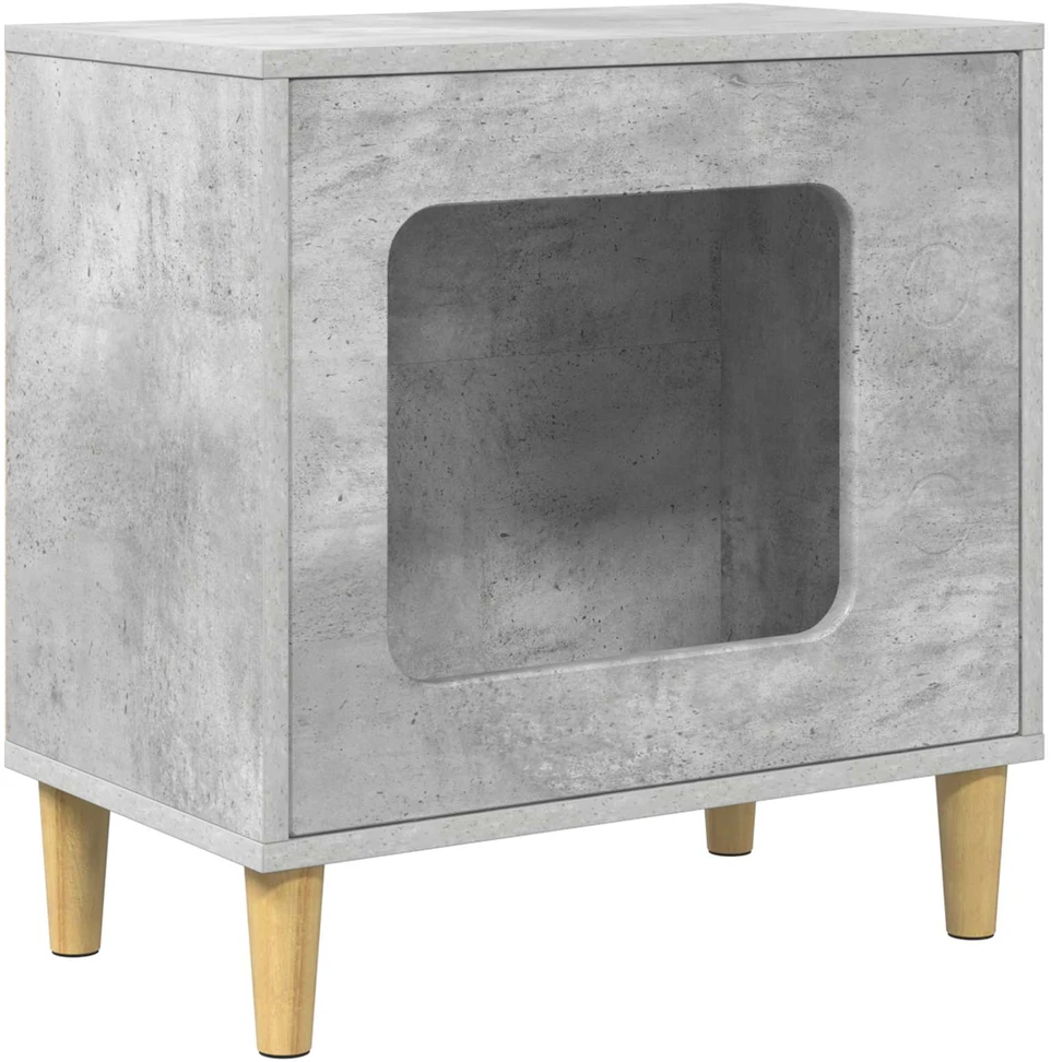 Katės namelis Betoninė 51 x 30 x 52 cm Apdirbta mediena