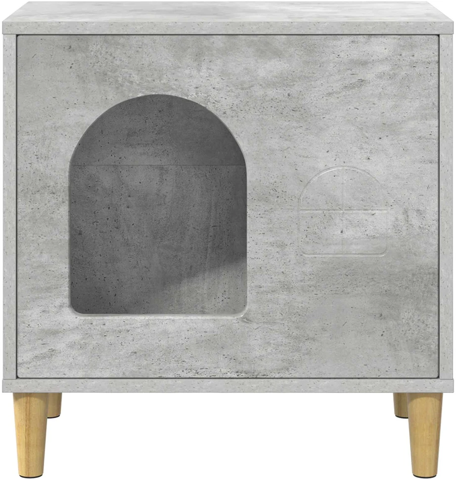 Katės namelis Betoninė 51 x 30 x 52 cm Apdirbta mediena