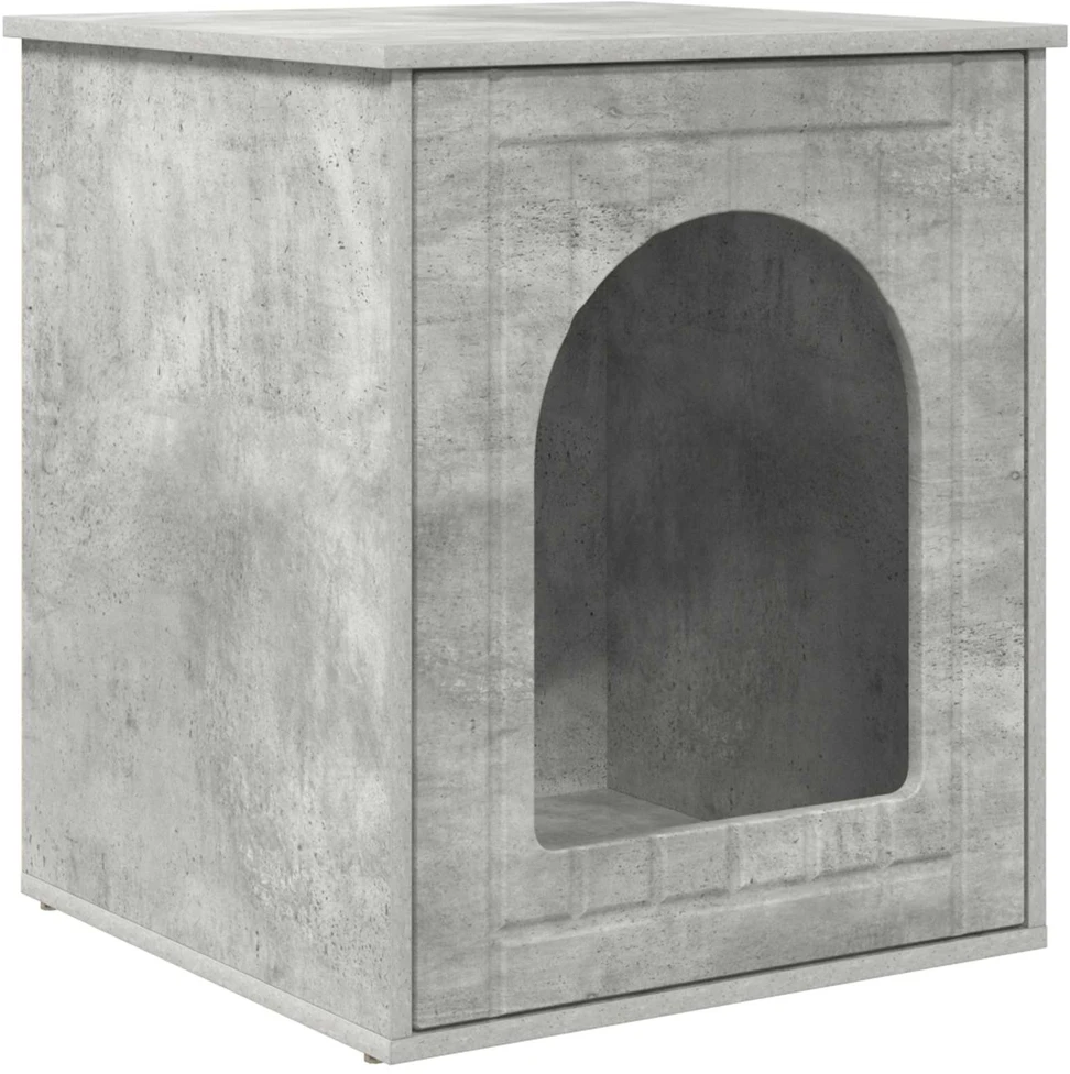 Katės namelis Betoninė 53 x 52 x 62 cm Apdirbta mediena
