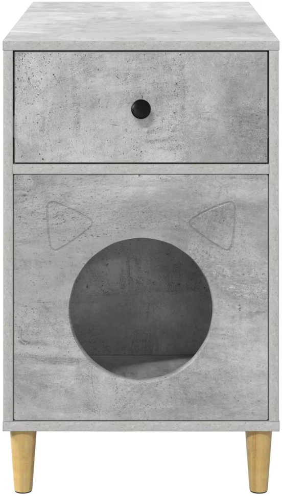 Katės namelis Betoninė 72 x 42,5 x 70 cm Apdirbta mediena