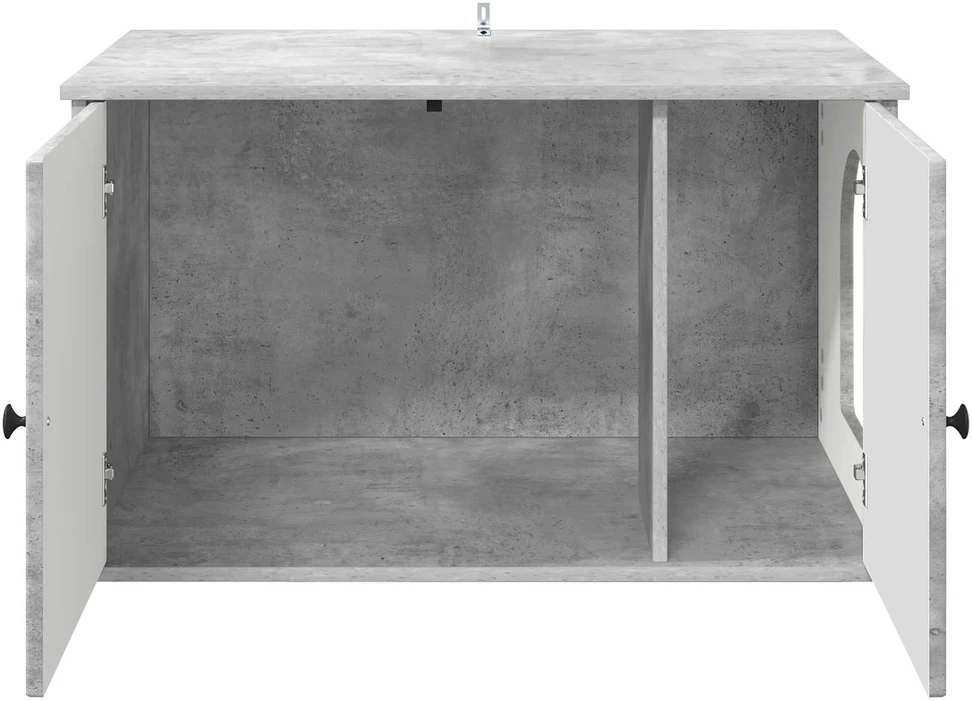 Katės namelis Betoninė 85 x 55 x 50,5 cm Apdirbta mediena