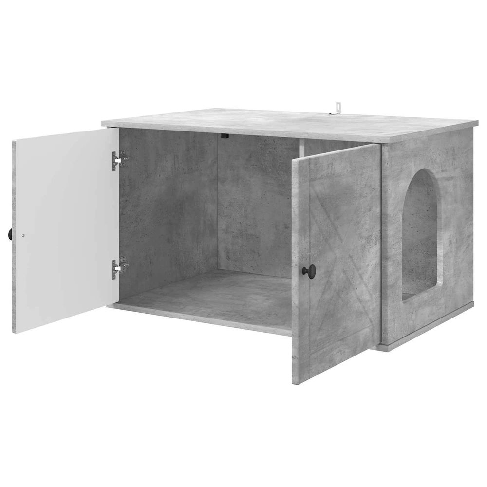 Katės namelis Betoninė 85 x 55 x 50,5 cm Apdirbta mediena