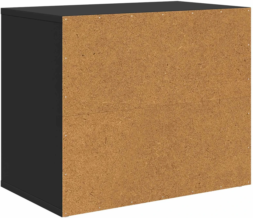 Katės namelis Juoda 51 x 30 x 42,5 cm Apdirbta mediena