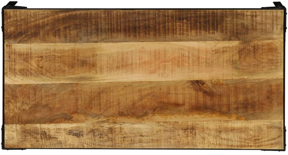 Kavos staliukas, 110cm, neapdor. mango med. masyvas ir plienas