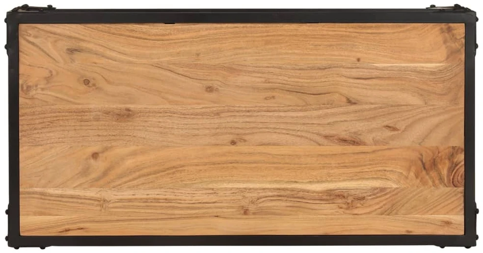 Kavos staliukas, 90x45x35cm, akacijos medienos masyvas