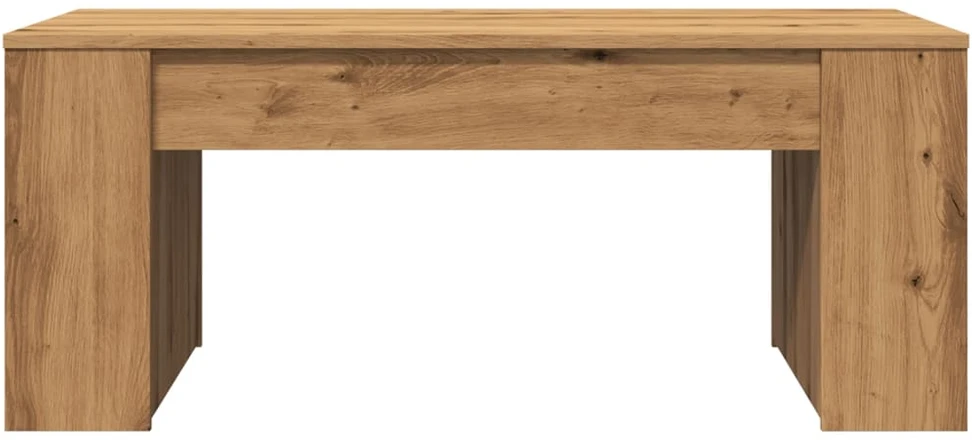 Kavos staliukas, artisano ąžuolo, 102x55x42cm, apdirbta mediena