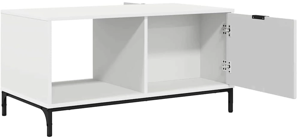 Kavos staliukas Balta 90 x 49 x 46 cm Apdirbta mediena