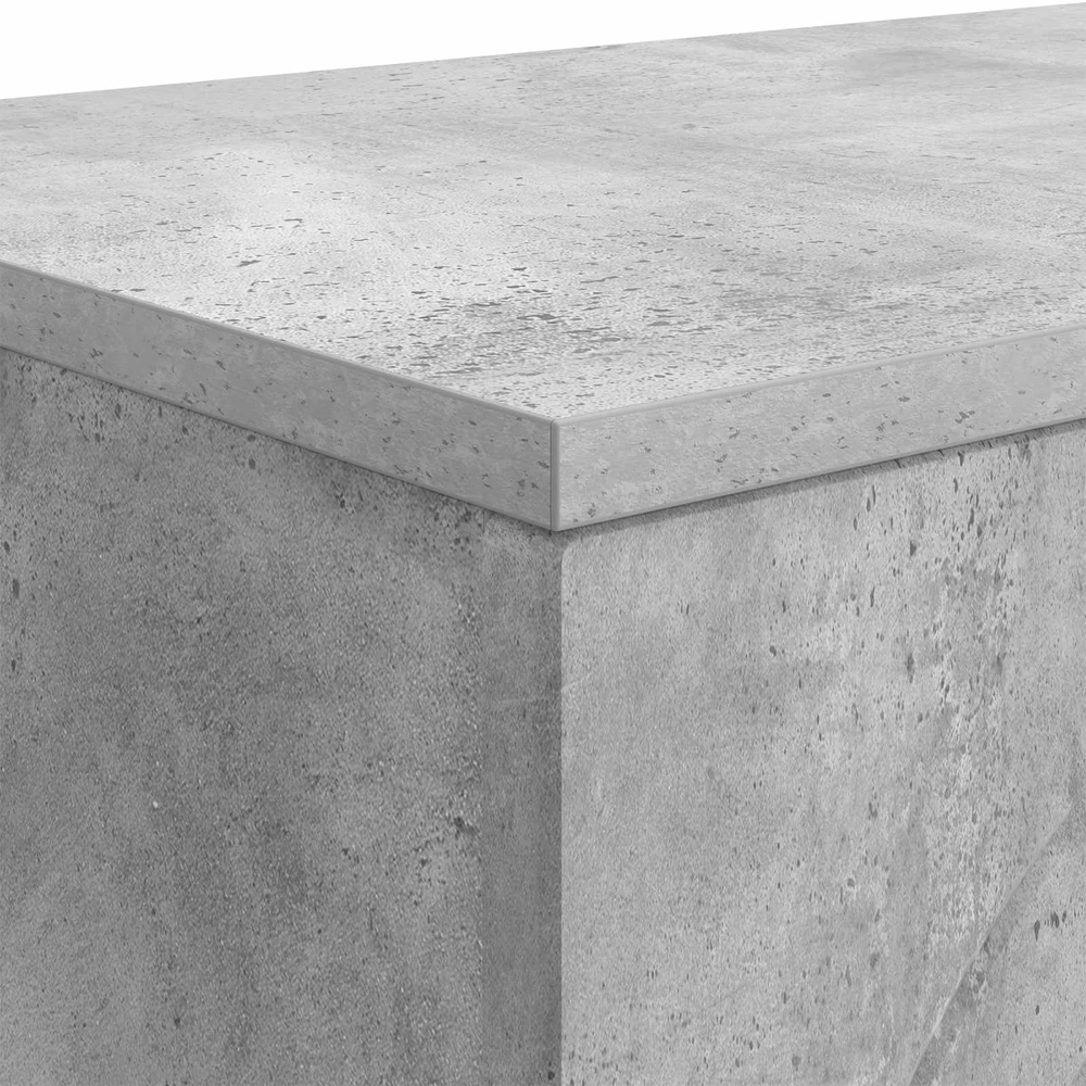 Kavos staliukas Betono pilka 102 x 35 x 75 cm Apdirbta mediena