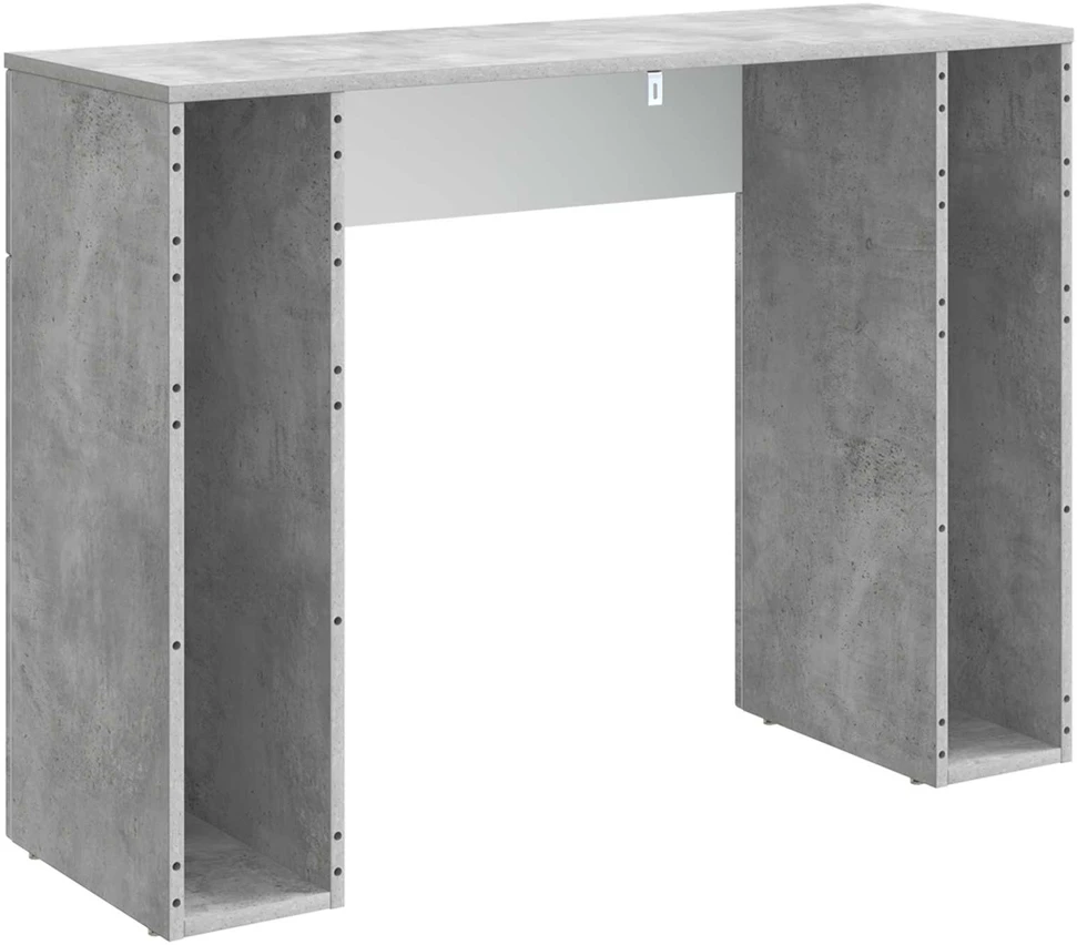 Kavos staliukas Betono pilka 102 x 35 x 75 cm Apdirbta mediena