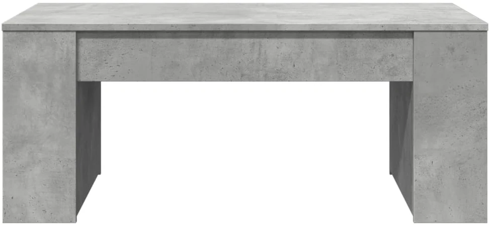 Kavos staliukas, betono pilkas, 102x55x42cm, apdirbta mediena
