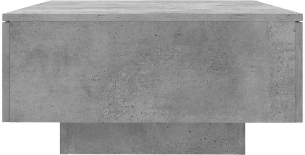 Kavos staliukas, betono pilkas, 90x60x31cm, apdirbta mediena