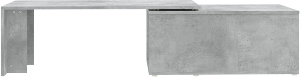 Kavos staliukas, betono pilkos spalvos, 150x50x35cm, MDP