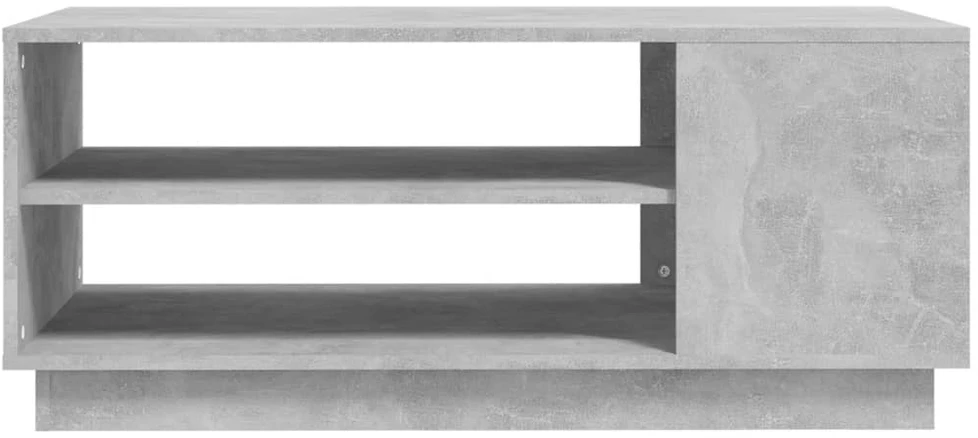 Kavos staliukas, betono pilkos spalvos, 102x55x43cm, MDP