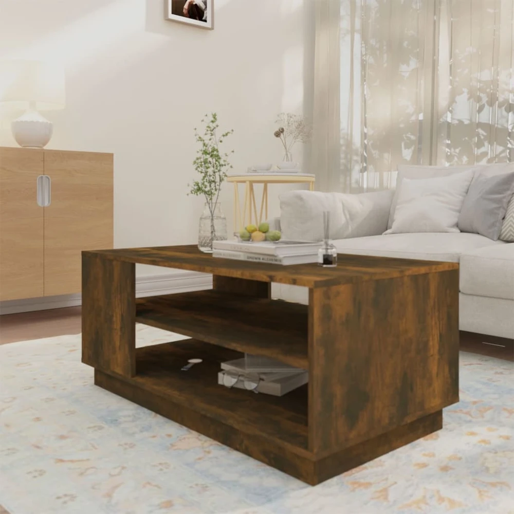 Kavos staliukas, dūminio ąžuolo, 102x55x43cm, apdirbta mediena