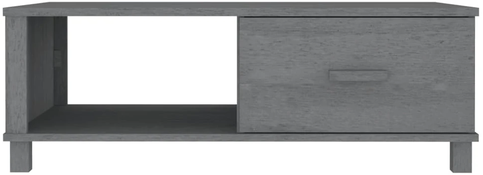 Kavos staliukas HAMAR, tamsiai pilkas, 100x55x35cm, pušis