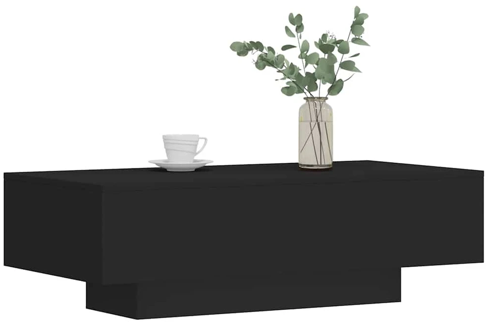 Kavos staliukas, juodas, 100x49,5x31cm, apdirbta mediena