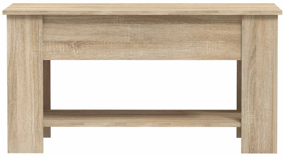 Kavos staliukas, sonoma ąžuolo, 101x49x52cm, apdirbta mediena