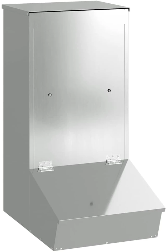 Kiaulių šėrykla Sidabro 55 x 38 x 76 cm 20 kg Cinkuota plienas
