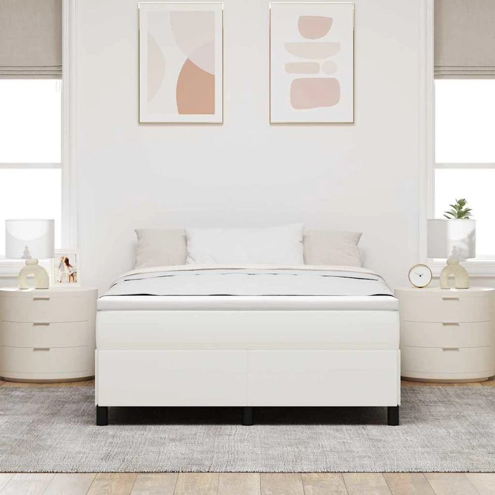Kiemas lova Kreminė 160 x 200 cm Kordūrinis audinys