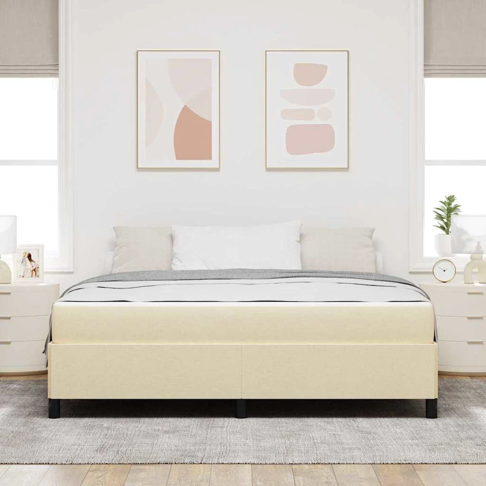 Kiemas lova Kreminė 180 x 200 cm audinys