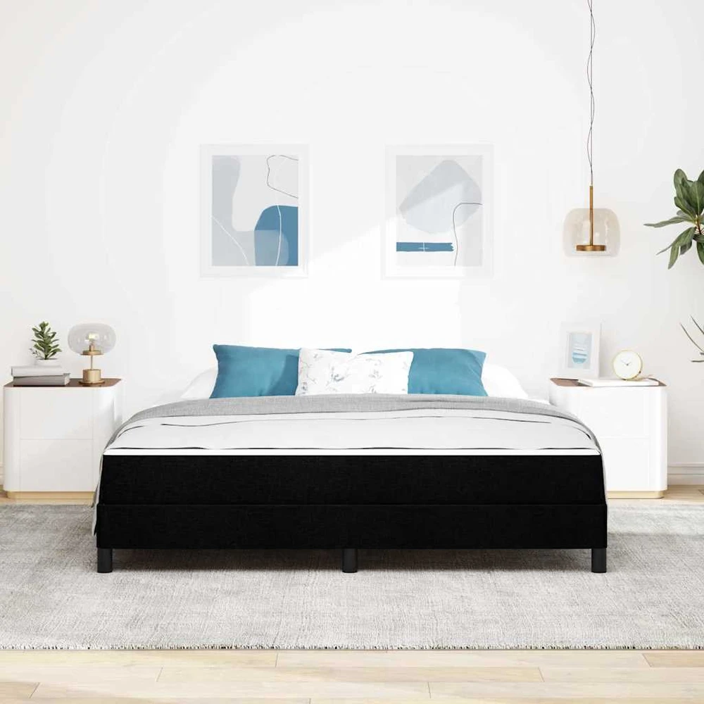 Kiemas lova Juoda 180 x 200 cm audinys