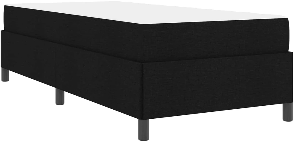 Kiemas lova Juoda 90 x 190 cm audinys
