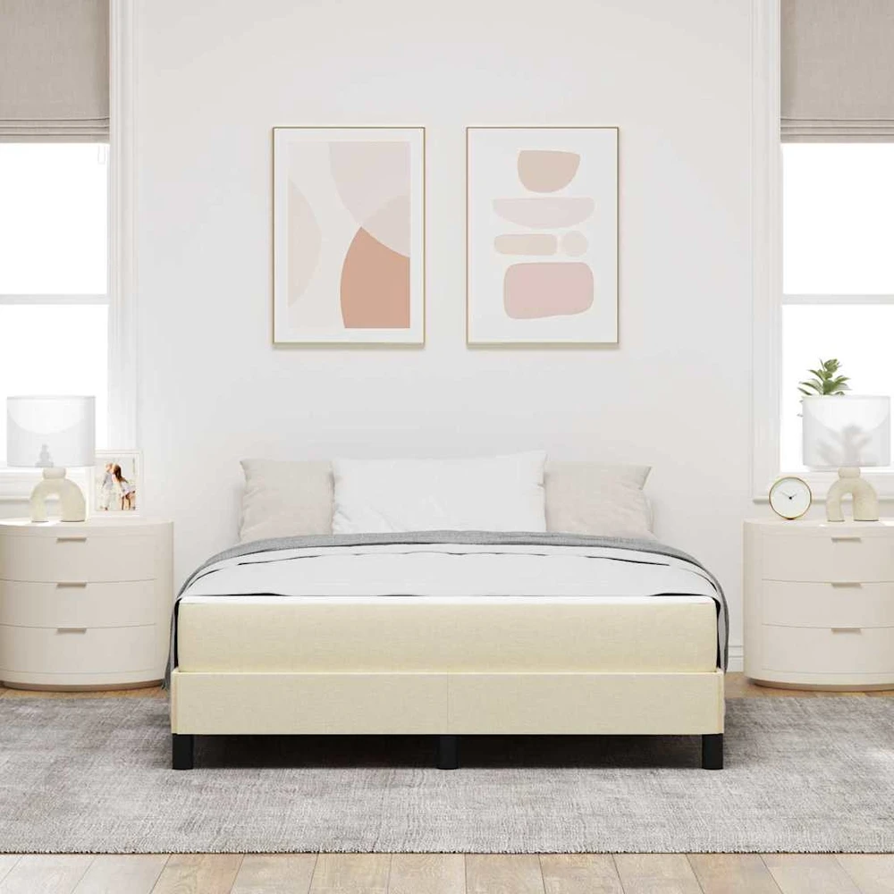 Kiemas lova Kreminė 140 x 200 cm audinys