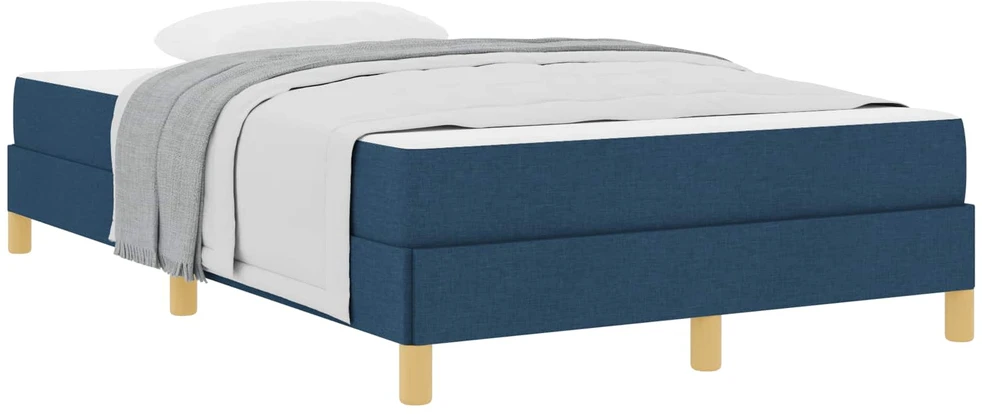 Kiemas lova su čiužiniu Mėlyna 120 x 190 cm audinys